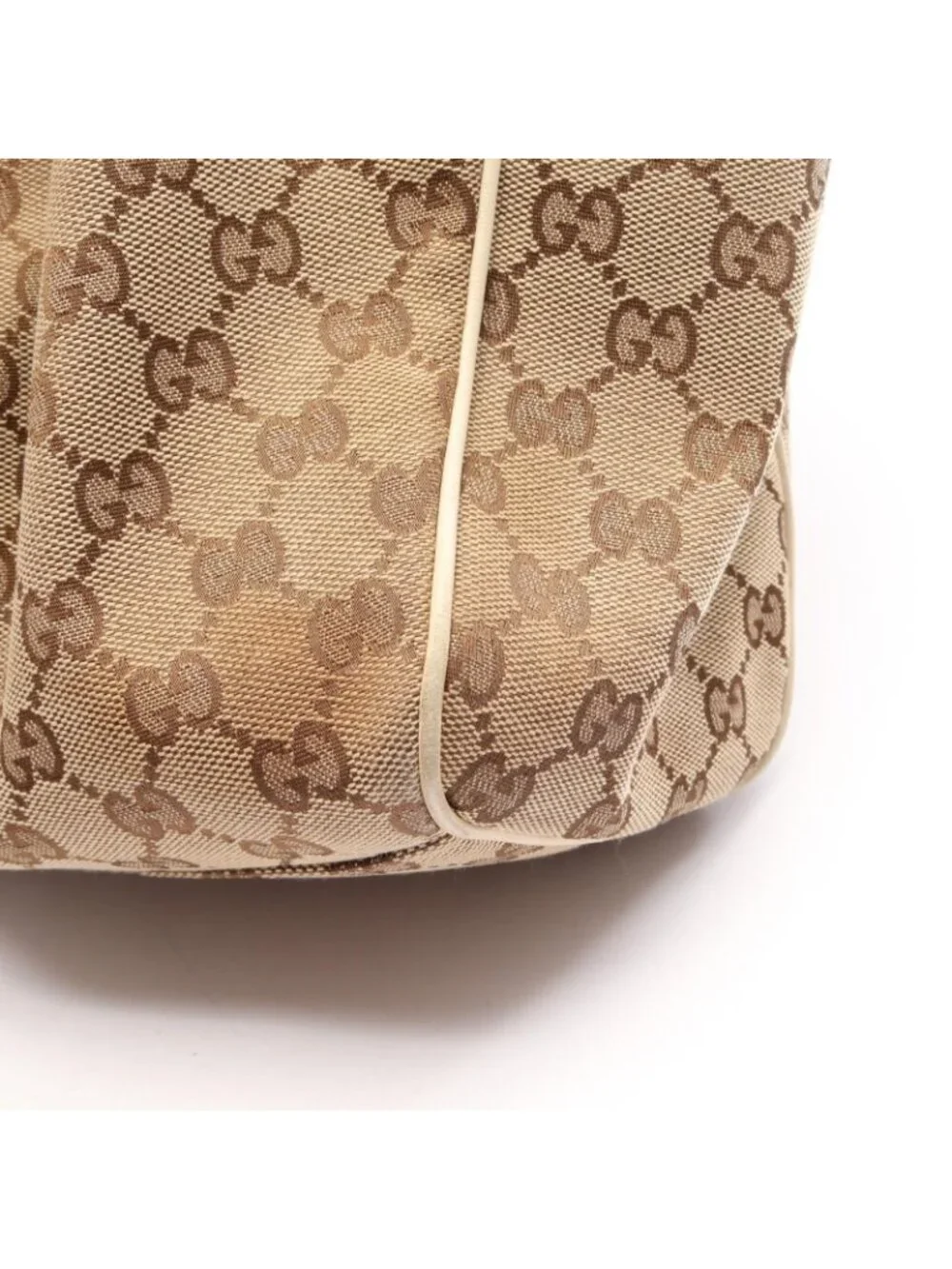 Gucci Tote GG Canvas Beige Off White